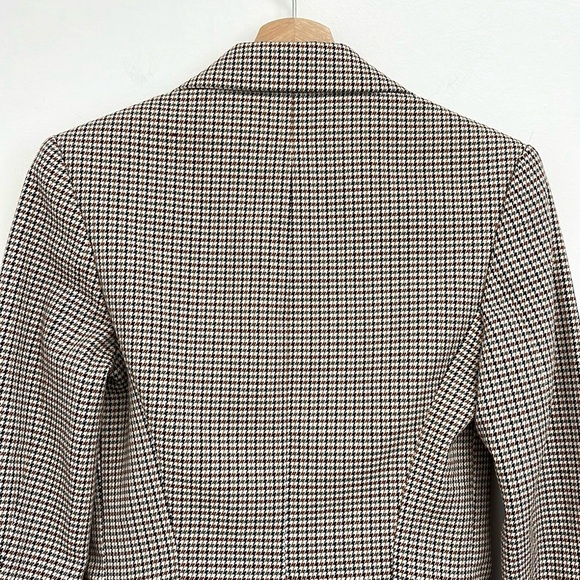 Theory Super Cinch Fremont Plaid Long-Line Blazer Cotton-Wool Tailored - Size 0 - Picture 5 of 16